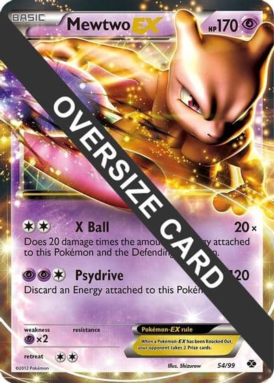 Mewtwo EX Jumbo Cards Pokemon card