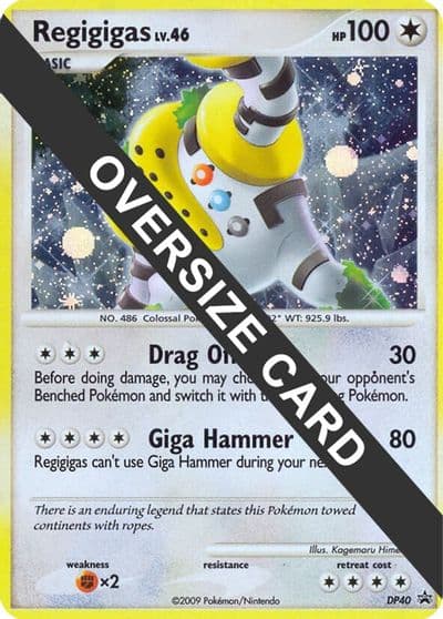 Regigigas - DP40 Jumbo Cards Pokemon card