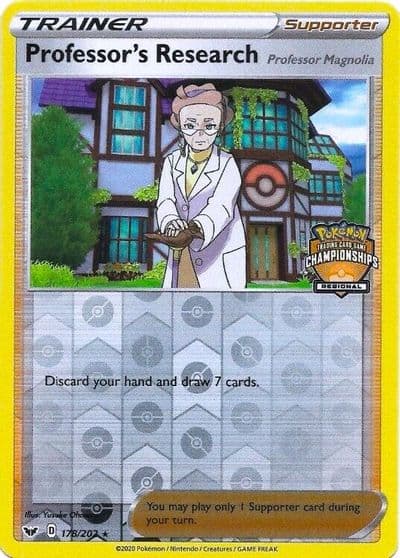 Professor's Research (Regional Championships) League & Championship Cards Pokemon card