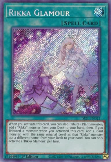 Rikka Glamour Secret Slayers Yu-Gi-Oh! card