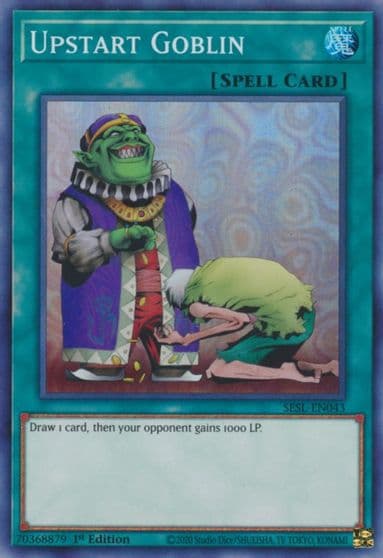 Upstart Goblin Secret Slayers Yu-Gi-Oh! card