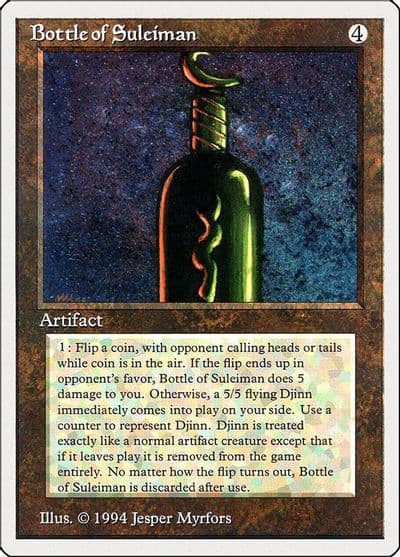 Bottle of Suleiman Summer Magic Magic card