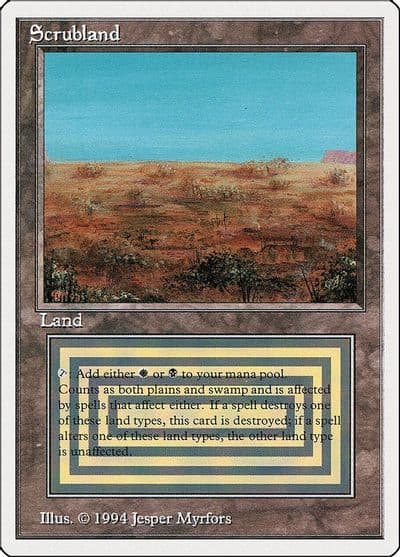 Scrubland Summer Magic Magic card