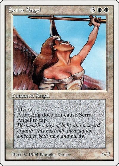Serra Angel Summer Magic Magic card