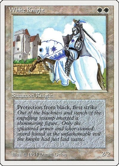 White Knight Summer Magic Magic card