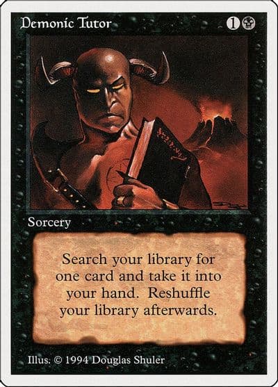 Demonic Tutor Summer Magic Magic card