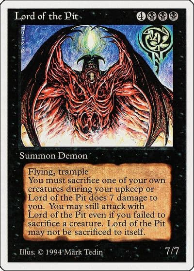 Lord of the Pit Summer Magic Magic card