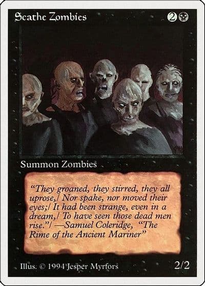 Scathe Zombies Summer Magic Magic card