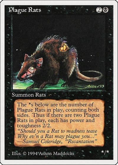 Plague Rats Summer Magic Magic card