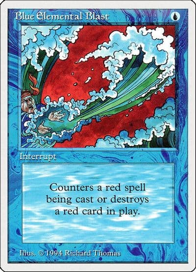 Blue Elemental Blast Summer Magic Magic card