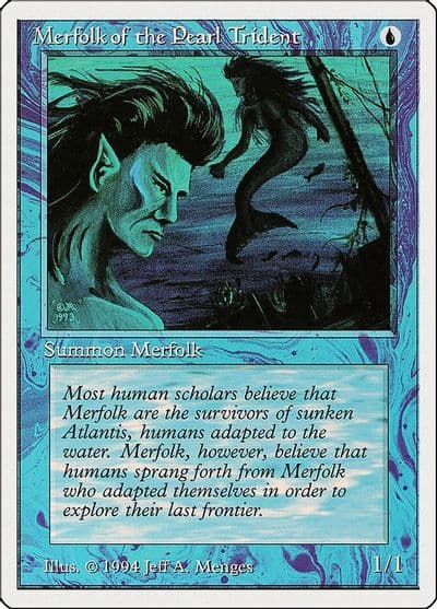 Merfolk of the Pearl Trident Summer Magic Magic card