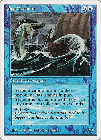 Sea Serpent Summer Magic Magic card