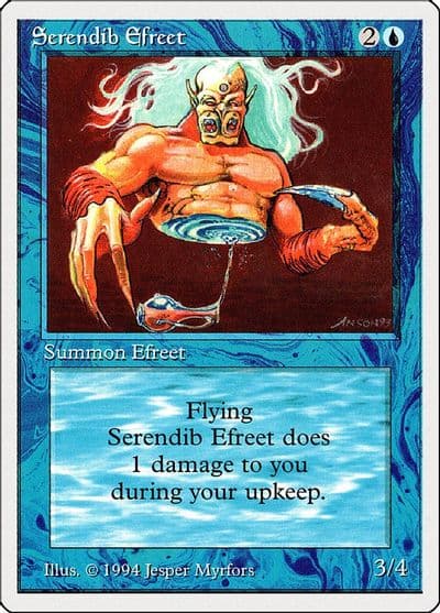 Serendib Efreet Summer Magic Magic card
