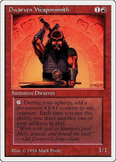 Dwarven Weaponsmith Summer Magic Magic card