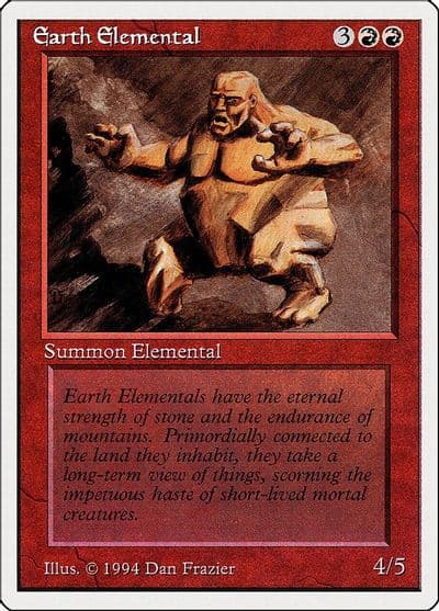 Earth Elemental Summer Magic Magic card