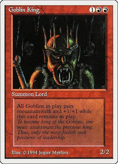 Goblin King Summer Magic Magic card
