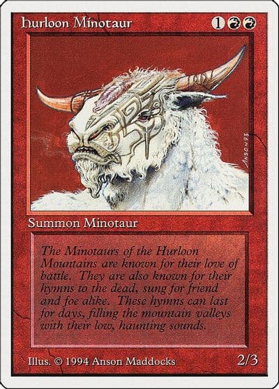 Hurloon Minotaur Summer Magic Magic card