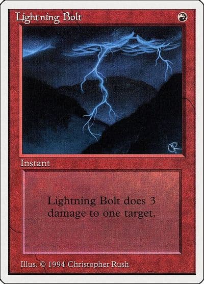 Lightning Bolt Summer Magic Magic card