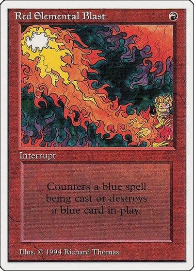 Red Elemental Blast Summer Magic Magic card