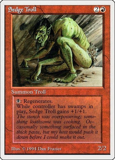 Sedge Troll Summer Magic Magic card