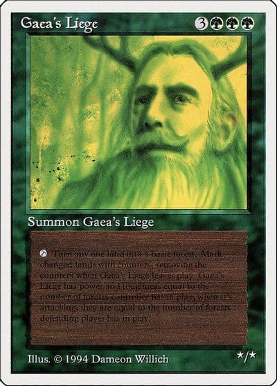 Gaeas Liege Summer Magic Magic card