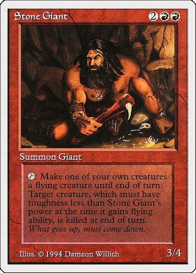 Stone Giant Summer Magic Magic card