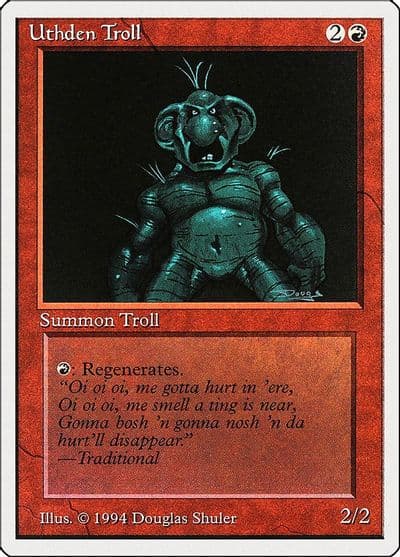 Uthden Troll Summer Magic Magic card