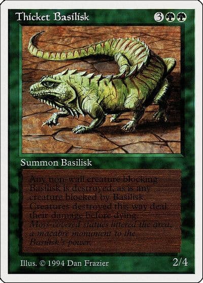 Thicket Basilisk Summer Magic Magic card