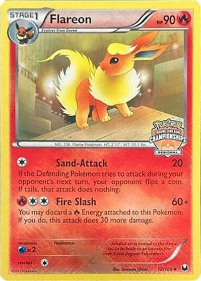 Flareon (Regional Championships) League & Championship Cards Pokemon card
