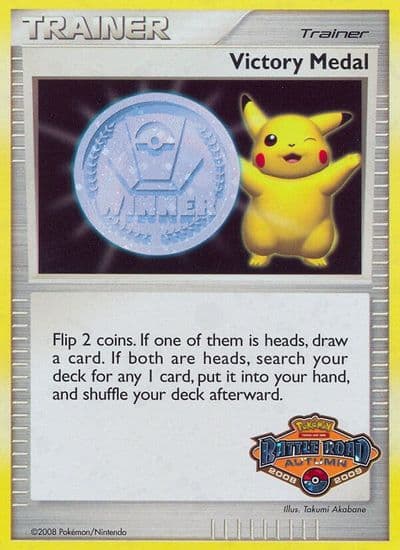 Victory Medal - 2008-2009 (Battle Road Autumn) League & Championship Cards Pokemon card