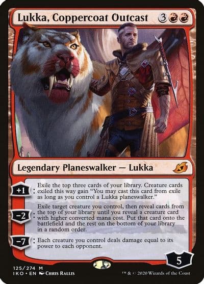 Lukka Coppercoat Outcast Ikoria: Lair of Behemoths Magic card