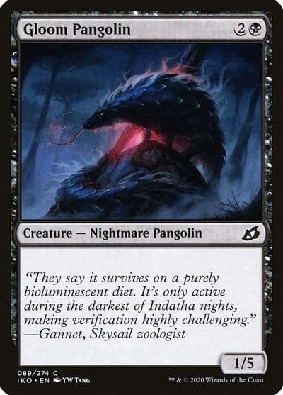 Gloom Pangolin Ikoria: Lair of Behemoths Magic card