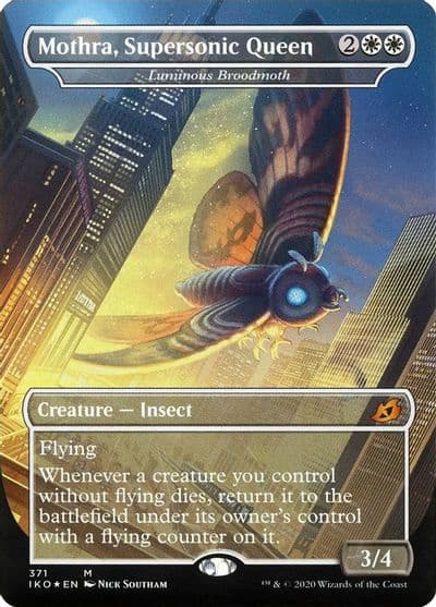 Mothra Supersonic Queen Luminous Broodmoth Ikoria: Lair of Behemoths Magic card