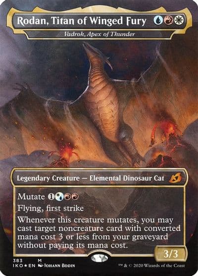 Rodan Titan of Winged Fury Vadrok Apex of Thunder Ikoria: Lair of Behemoths Magic card