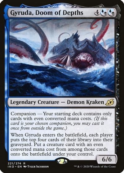 Gyruda Doom of Depths Ikoria: Lair of Behemoths Magic card