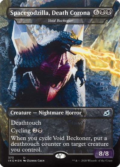 Spacegodzilla Death Corona Void Beckoner Ikoria: Lair of Behemoths Magic card