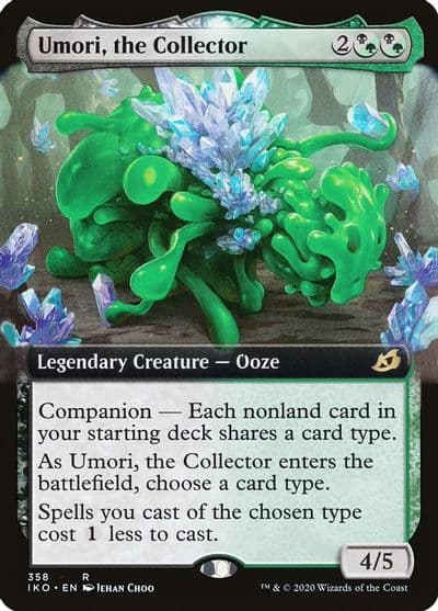 Umori the Collector Extended Art Ikoria: Lair of Behemoths Magic card