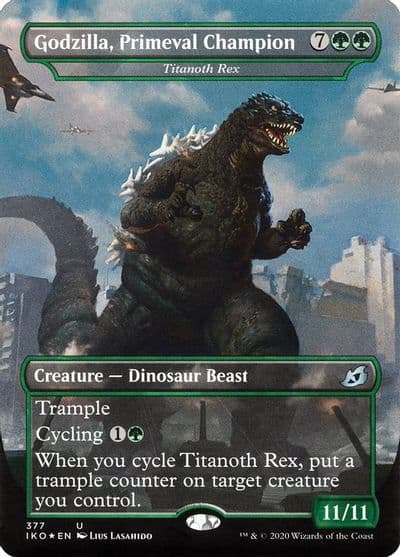Godzilla Primeval Champion Titanoth Rex Ikoria: Lair of Behemoths Magic card