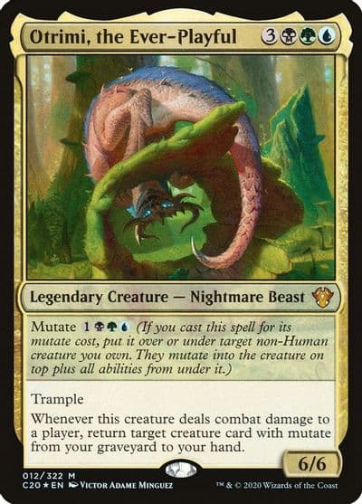 Otrimi the Ever Playful Commander 2020 Magic card