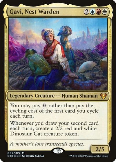 Gavi Nest Warden Commander 2020 Magic card