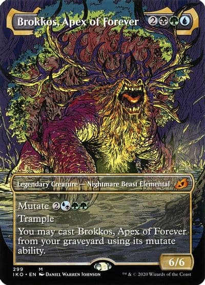 Brokkos Apex of Forever Showcase Ikoria: Lair of Behemoths Magic card