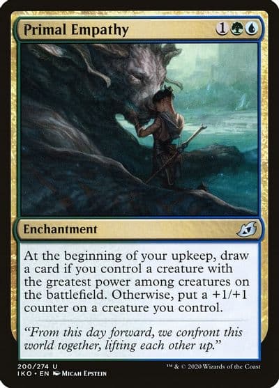 Primal Empathy Ikoria: Lair of Behemoths Magic card