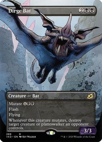 Dirge Bat Showcase Ikoria: Lair of Behemoths Magic card