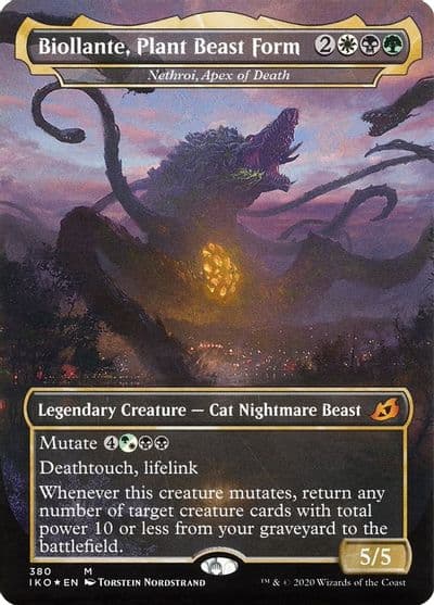 Biollante Plant Beast Form Nethroi Apex of Death Ikoria: Lair of Behemoths Magic card