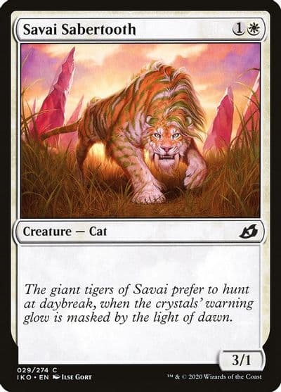 Savai Sabertooth Ikoria: Lair of Behemoths Magic card