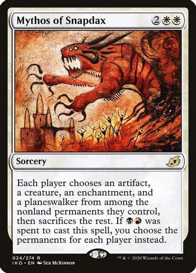 Mythos of Snapdax Ikoria: Lair of Behemoths Magic card