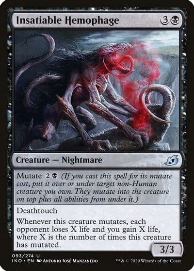 Insatiable Hemophage Ikoria: Lair of Behemoths Magic card