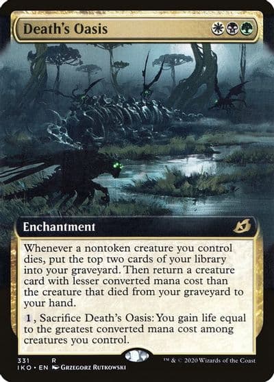 Deaths Oasis Extended Art Ikoria: Lair of Behemoths Magic card