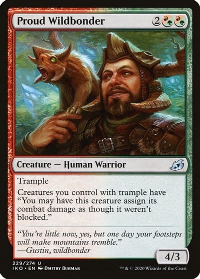 Proud Wildbonder Ikoria: Lair of Behemoths Magic card