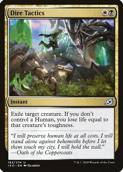 Dire Tactics Ikoria: Lair of Behemoths Magic card